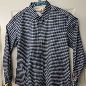 Robert Graham Flip Cuff Hula Girl shirt